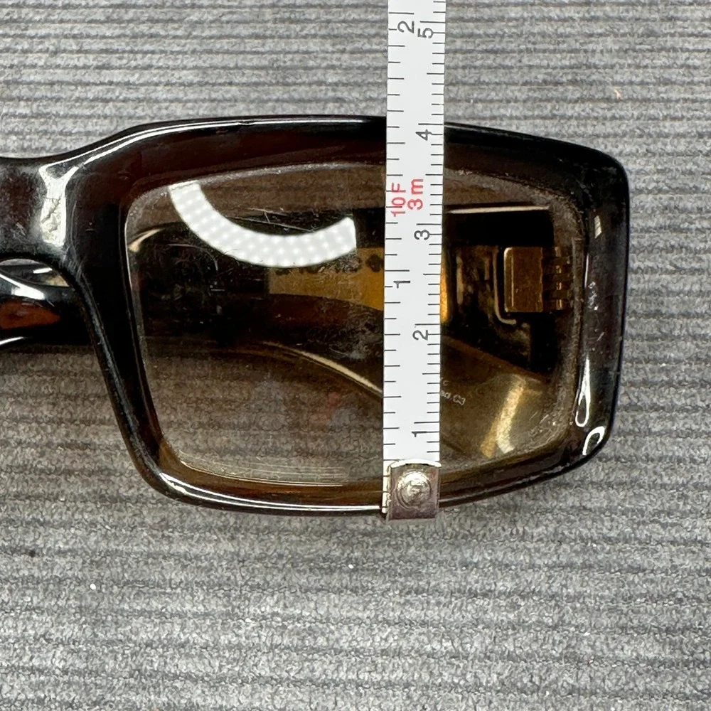 Vintage Spy Optic Plus Sunglasses Brown Gradient Rectangular Y2k Frames